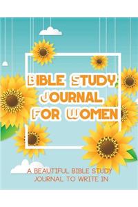 Bible Study Journal for Women