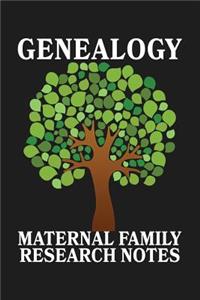 Genealogy Maternal Family Research Notes
