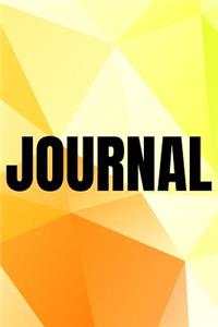 Polygonal Abstract Geometric Background Lined Writing Journal Vol. 12