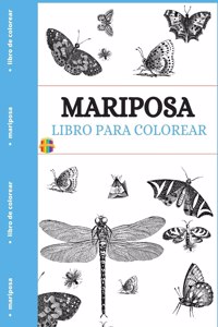 Libro Para Colorear Mariposa