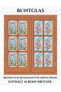 Bilder zum Ausmalen für Erwachsene (Buntglas)