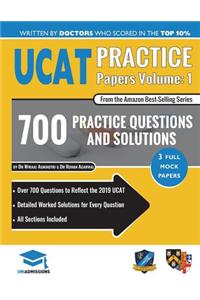 Ucat Practice Papers Volume One