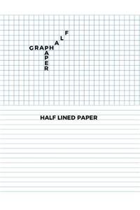 Half Graph Paper Half Lined Paper