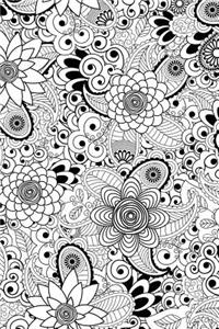 Floral Pattern - Color My Cover Journal