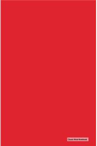 Classic Mole Notebook - Red (Lined Journal)