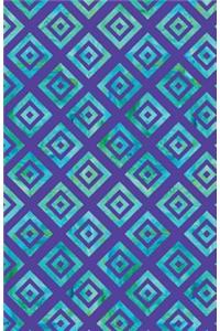 Journal Notebook Geometric Squares - Purple