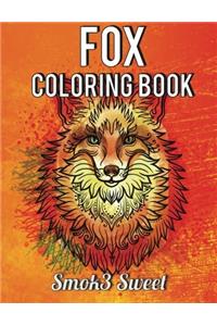 1: Fox Coloring Book (Fox Coloring Book For Adults)