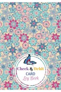 Check & Debit Card Log Book
