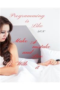 Programming Is Like Sex, Make A MIstake And Live With It