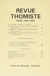 Revue Thomiste - 2/1994