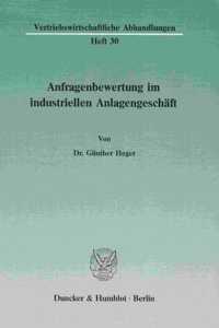 Anfragenbewertung Im Industriellen Anlagengeschaft