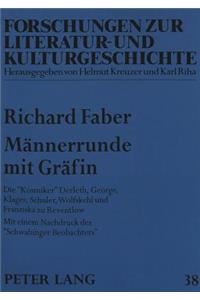 Maennerrunde mit Graefin