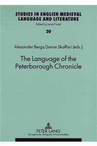 The Language of the Peterborough Chronicle