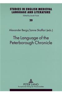 Language of the Peterborough Chronicle