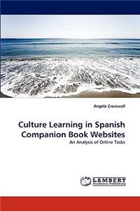 Culture Learning in Spanish Companion Book Websites