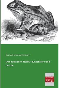 Deutschen Heimat Kriechtiere Und Lurche