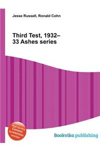 Third Test, 1932-33 Ashes Series