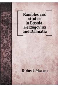 Rambles and studies in Bosnia-Herzegovina and Dalmatia