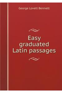Easy Graduated Latin Passages