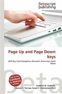 Page Up and Page Down Keys