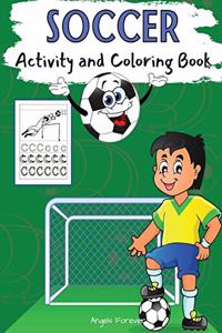 Soccer Activity and Coloring Book