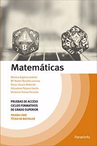 Matematicas. Temario Pruebas de Acceso a Ciclos Formativos de Grado Superior