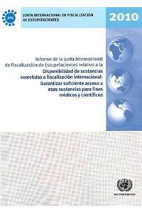 Informe de La Junta Internacional de Fiscalizacion de Estupefacientes Relativo a la Disponibilidad de Sustancias Sometidas a Fiscalizacion Internacional: Garantizar Suficiente Acceso a Esas Sustancias Para Fines Medicos y Cientificos