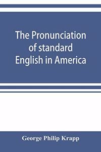 pronunciation of standard English in America