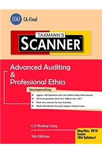 ScannerAdvanced Auditing & Professional Ethics (CAFinal)(May 2018 ExamOld Syllabus)