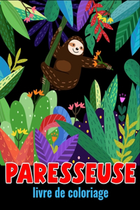 Paresseux livre de coloriage