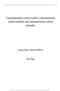 Communication control system, communication control method, and communication control program