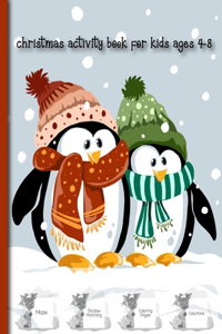 Christmas Activity Book For Kids Ages 4-8