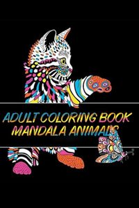 Adult Coloring Book Mandala Animals