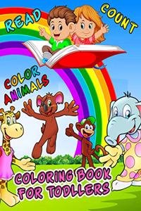 Read, Count & Color Animals