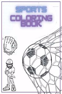 Sports Coloring Book