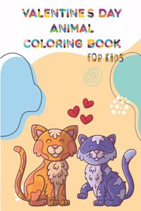 Valentine's Day Animal Coloring Book