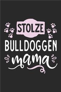 Stolze Bulldoggen Mama