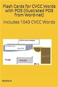 Flash Cards for CVCC Words with POS (Illustrated POS from Word-net)