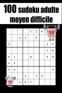 100 sudoku adulte moyen difficile