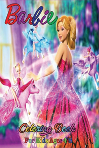 Barbie Coloring Book for Kids Ages 4-8