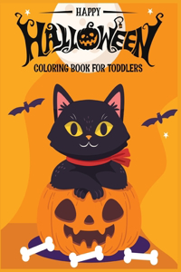 Happy Halloween Coloring Book for Toddlers