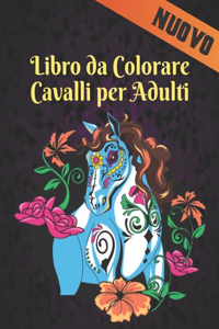 Libro da Colorare Cavalli per Adulti