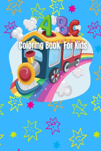 A B C Coloring Book For Kids