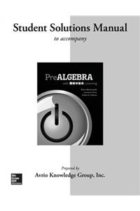 Student Solutions Manual for Prealgebra with P.O.W.E.R. Learning