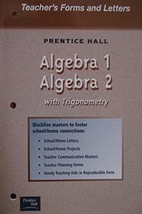 Algebra 1 5e (Smith) Teacher Forms & Letters 2001c