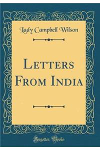 Letters from India (Classic Reprint)