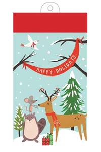 Holiday Forest Friends List Pad