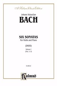 BACH 6 SONATAS VOL 1