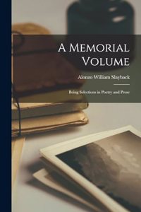 A Memorial Volume