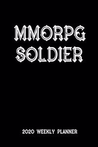 MMORPG Soldier 2020 Weekly Planner